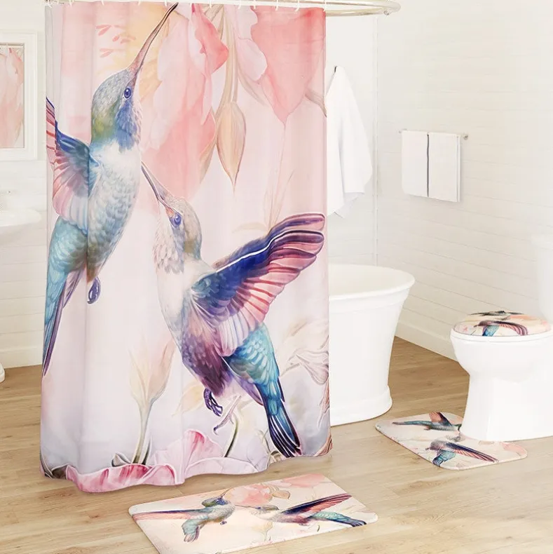 16-Pc Hummingbird Bath Set