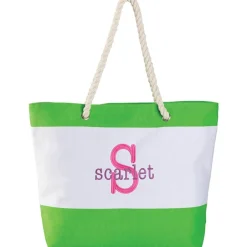 Personalized Colorful Beach Tote