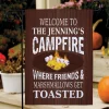 Personalized Get Toasted Double-Sided Garden Flag