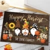 Personalized Harvest Gnome Doormat