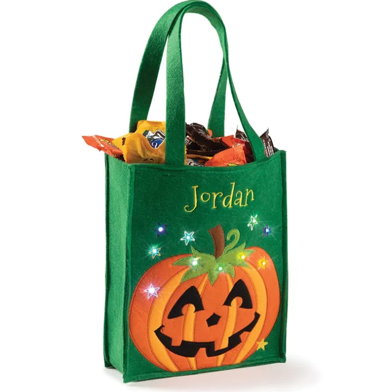 Personalized LED Halloween Treat Bag