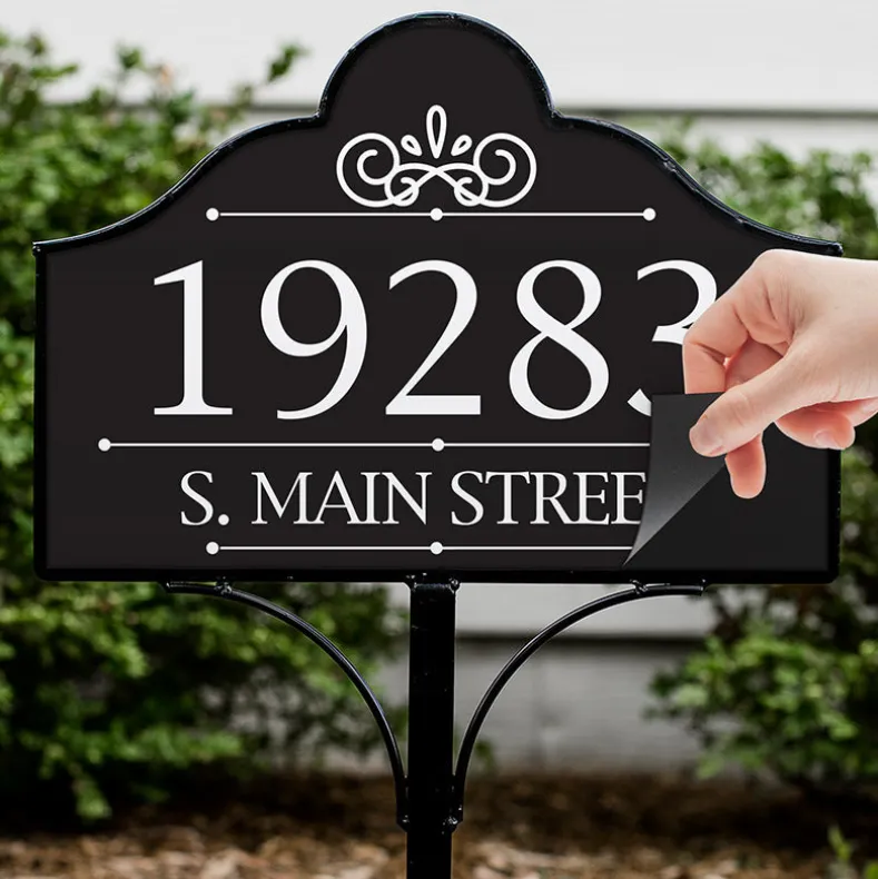 Personalized Magnetic Address Sign or Stake
