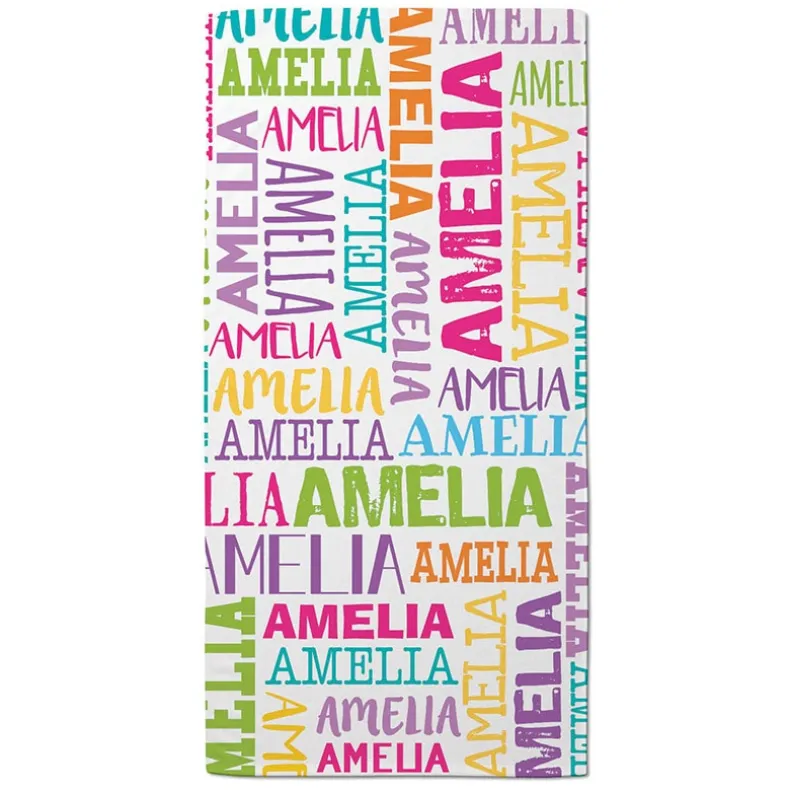 Personalized Name Beach Towels