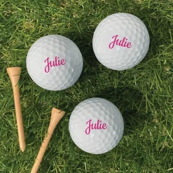 Personalized Name Golf Balls Set of 6