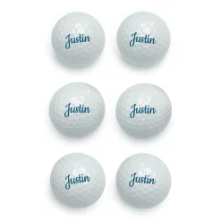 Personalized Name Golf Balls Set of 6