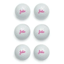 Personalized Name Golf Balls Set of 6