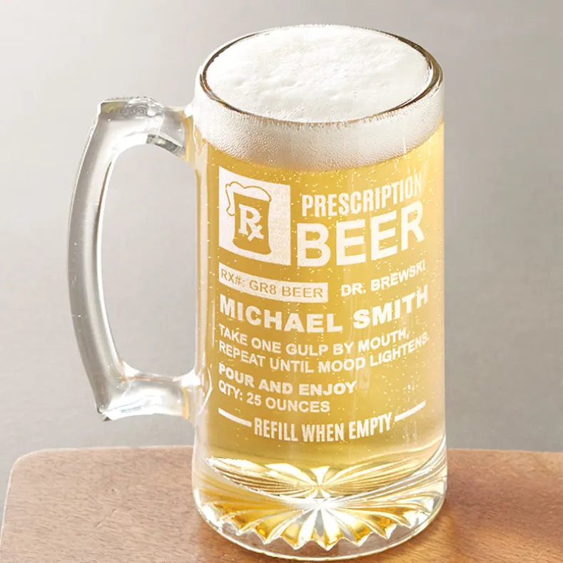 Personalized Prescription Beer Mug