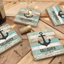 Personalized Set of 4 Coasters