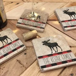 Personalized Set of 4 Coasters