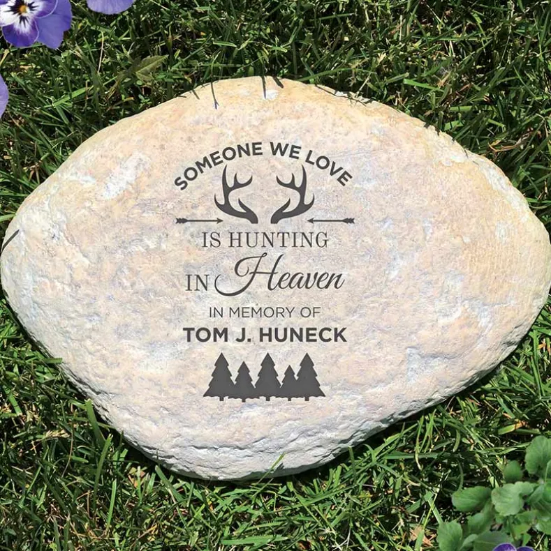 Personalized Someone We Love Memorial Garden Stones