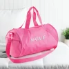 Personalized Travel Bag with White Block Name