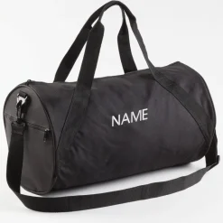 Personalized Travel Bag with White Block Name