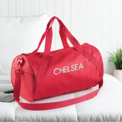 Personalized Travel Bag with White Block Name