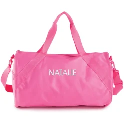 Personalized Travel Bag with White Block Name