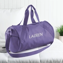 Personalized Travel Bag with White Block Name