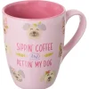 Pet Lover Dog Bowl and Coffee Mug Matching Gift Set