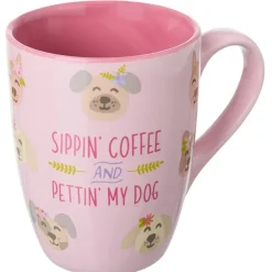 Pet Lover Dog Bowl and Coffee Mug Matching Gift Set