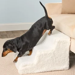 Pet Parade® Three Step Stairs Dog and Cat Easy Access To Beds Couch