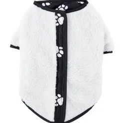 Pet Sherpa Jacket - Cozy, Reversible Design with Easy Fabric-Magic Closure