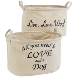 Pet Storage Bins Set of 2