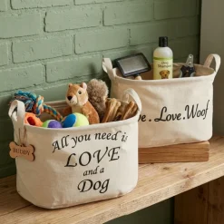 Pet Storage Bins Set of 2