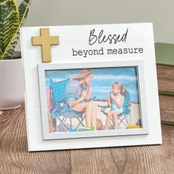 Photo Frame Love Family Blessed With Heart 6 x 4