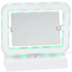 Photo Light Up Makeup Mirror With Bluetooth USB Speaker