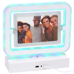 Photo Light Up Makeup Mirror With Bluetooth USB Speaker