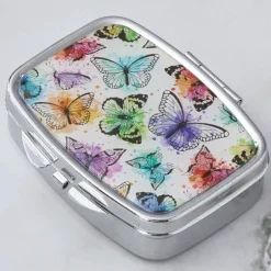 Pill Box 2 Compartment Medicine Pill Case
