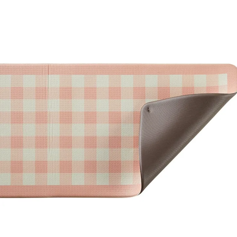 Pink Buffalo Plaid Kitchen Comfort Runner