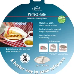 25-Pk. Foldable Perfect Plate