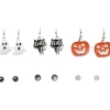 6-Pk Halloween Earrings