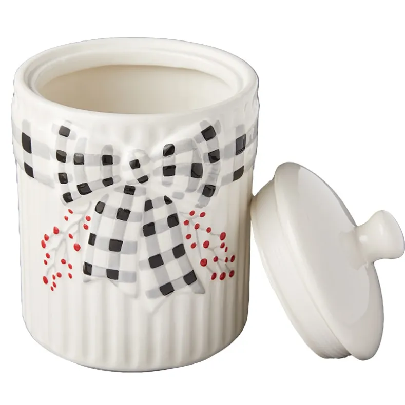 Plaid and Berries Kitchen Canister