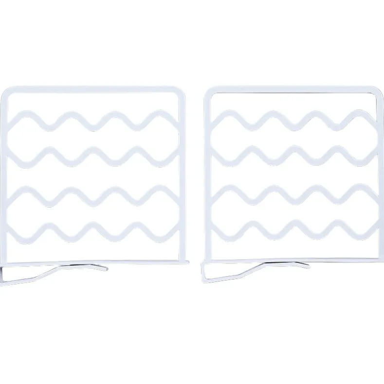 Plastic Closet Shelf Divider and Rack - Set of 2