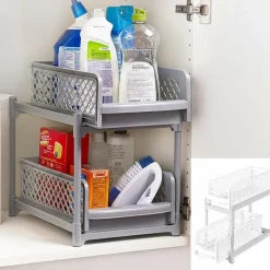 Plastic Sliding Drawer Cabinet Baskets
