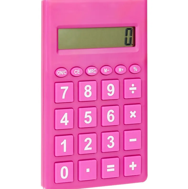 Pocket Calculator with Large Read Out 8 Digit Display