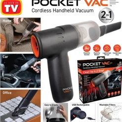 Pocket Vac™ Cordless Portable Handheld Vacuum