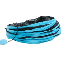 Pop-Up Cat Tunnel With Pom-Pom Teaser Toy Compact Collapsible Design