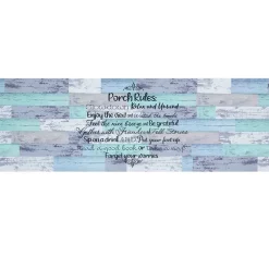 Porch Rules Indoor/Outdoor Area, Accent, or Runner Rug