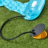 Portable Deluxe Bellows Foot Pump with 3 Adapters