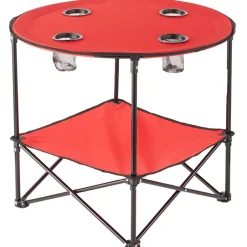Portable Folding Picnic Table with Shelf - Waterproof, Perfect For Outdoors