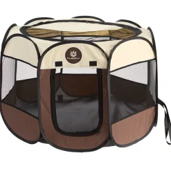 Portable Pet Playpen - Indoor/Outdoor Use with Carry Bag