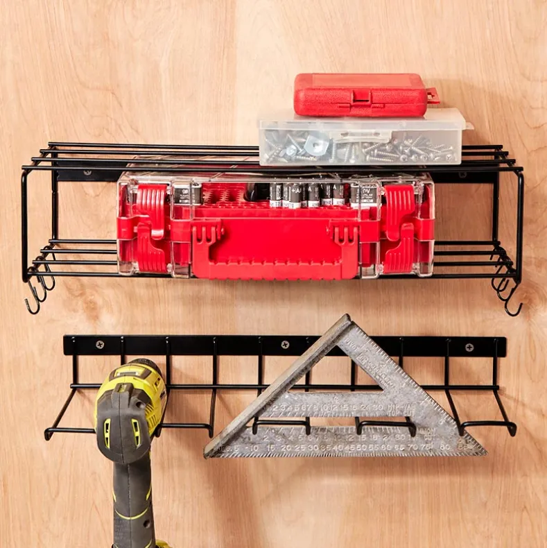 Power Tool Holder Organizers for Garage and Workshop Storage - Set Of 2