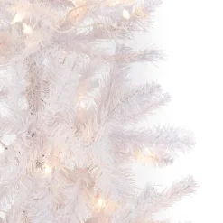 Prelit Slim Christmas Tree - 7 Ft