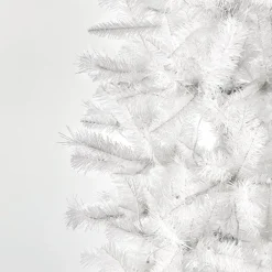 Prelit Slim Christmas Tree - 7 Ft
