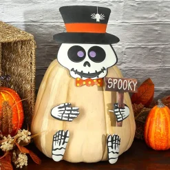 Pumpkin Decorating Kits Metal In Cat Ghost Bird Or Skeleton Characters