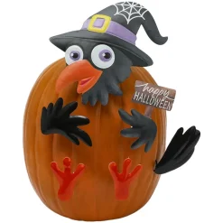 Pumpkin Decorating Kits Metal In Cat Ghost Bird Or Skeleton Characters