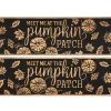 Pumpkin Patch Rubber Doormat or Set of 2 Rubber Stair Treads