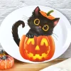 Purr-fectly Festive Halloween Serving Platter