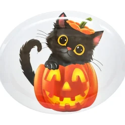 Purr-fectly Festive Halloween Serving Platter